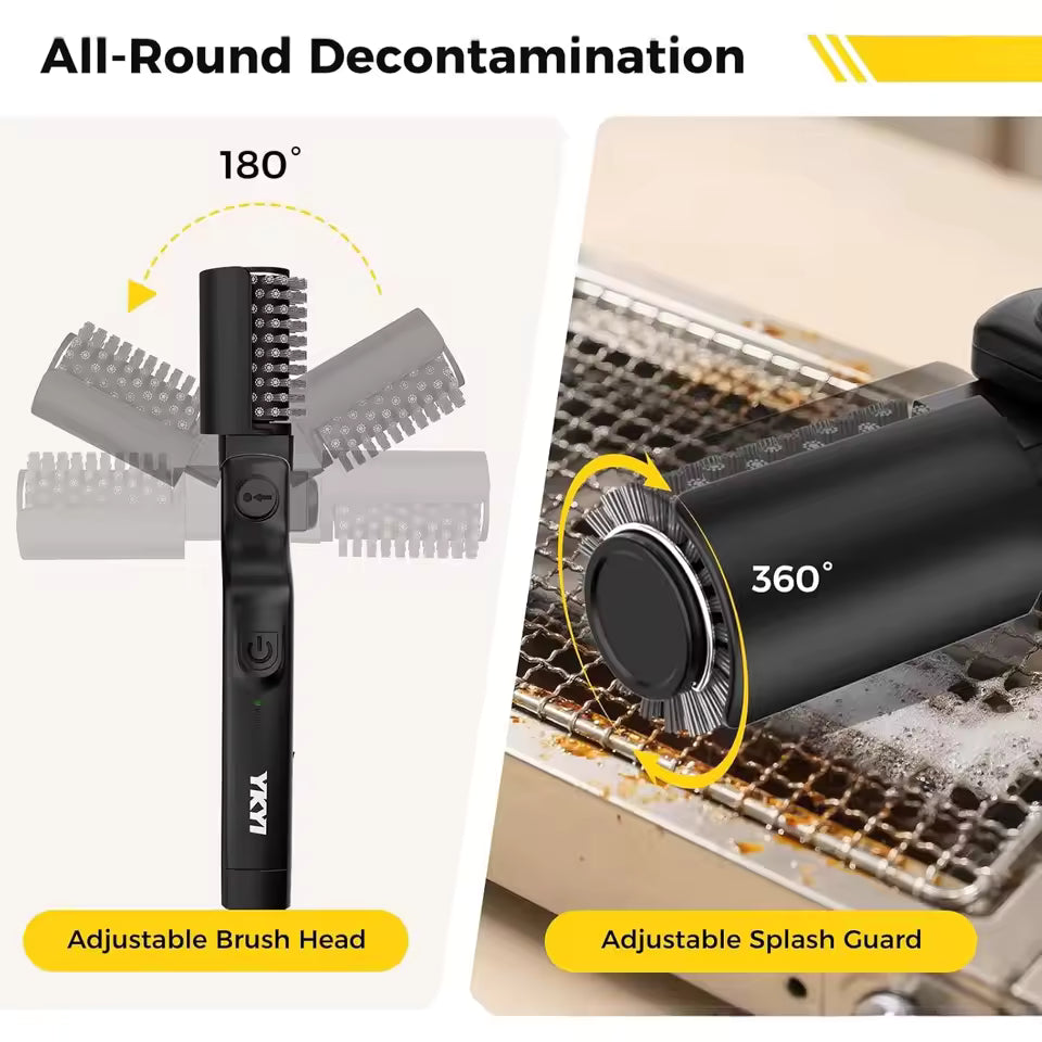 Electric Grill Brush Cleaning