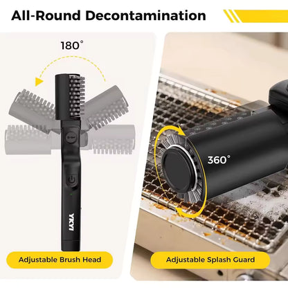 Electric Grill Brush Cleaning