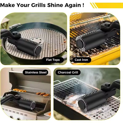 Electric Grill Brush Cleaning